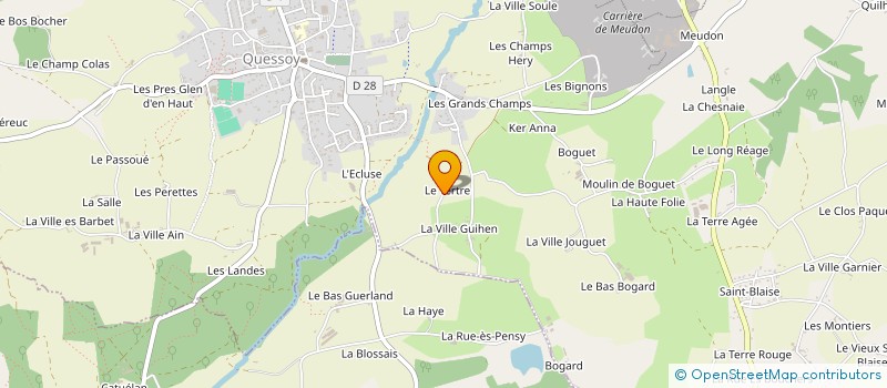 localisation de l'entreprise SCI DE LA BARRE  YFFINIAC