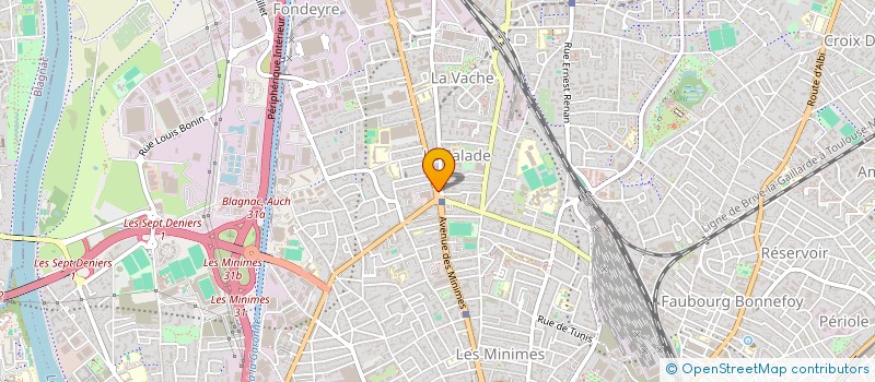 localisation de l'entreprise SCI DE LA BARRIERE à TOULOUSE