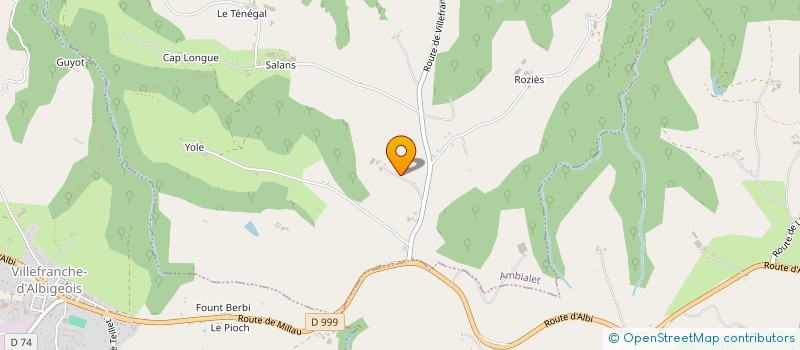 localisation de l'entreprise SCI DE LA BARRIERE  AMBIALET