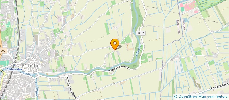 localisation de l'entreprise SCI DE LA BARRIERE NOIRE  BEDARRIDES