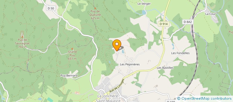 localisation de l'entreprise SCI DE LA BASCULE  LA JONCHERE-SAINT-MAURICE