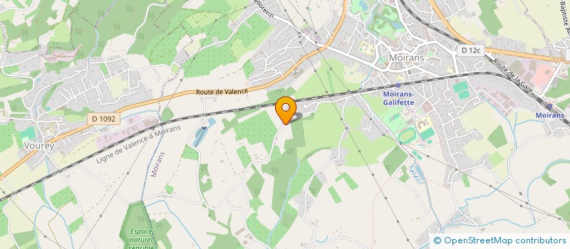 localisation de l'entreprise SCI DE LA BASCULE  MOIRANS