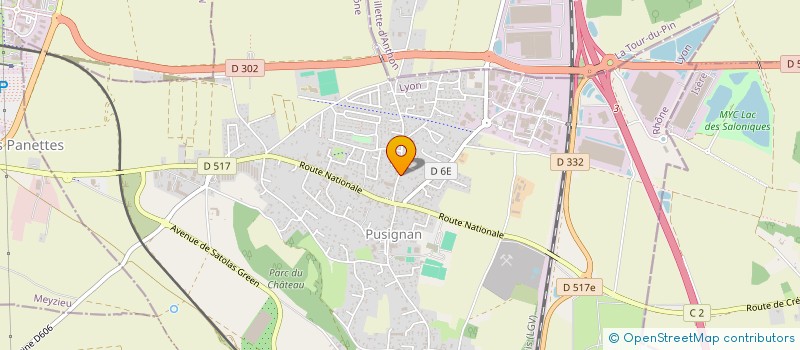 localisation de l'entreprise SCI DE LA BASCULE  PUSIGNAN