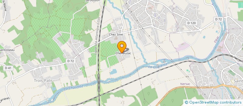 localisation de l'entreprise SCI DE LA BASOCHE PICTAVE à LINARS