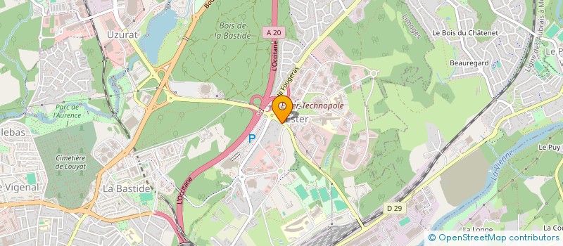 localisation de l'entreprise SCI DE LA BASSE à LIMOGES
