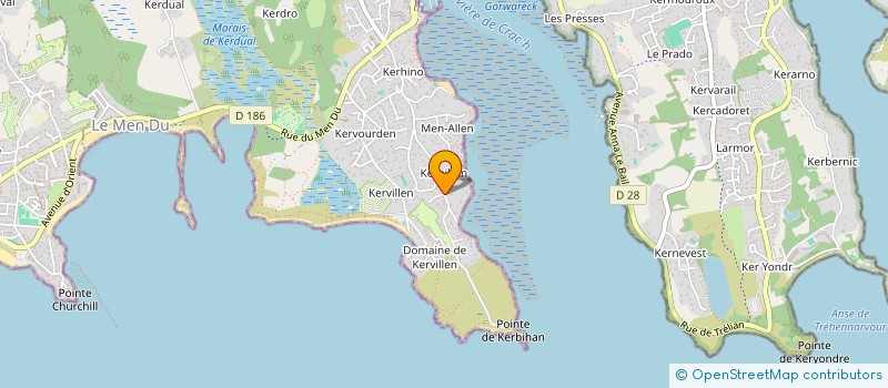 localisation de l'entreprise SCI DE LA BASSE CROIX ROUGE  LA TRINITE-SUR-MER