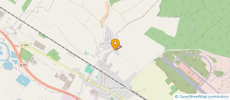 localisation de l'entreprise SCI DE LA BASSE-DES-MONTS  SAINT-CLEMENT