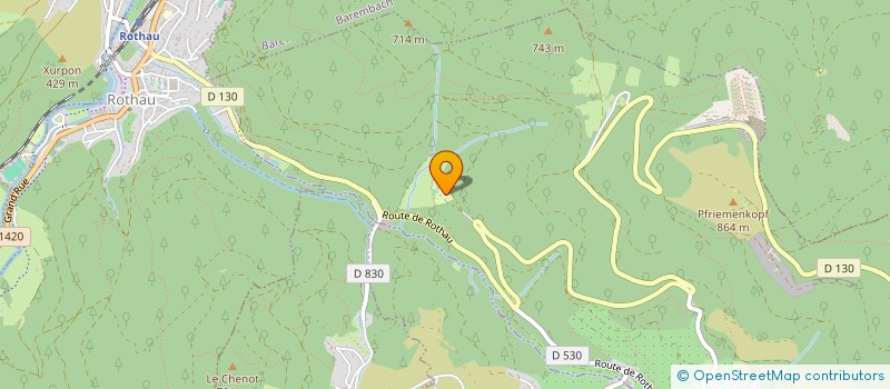 localisation de l'entreprise SCI DE LA BASSE DU MACON  NATZWILLER