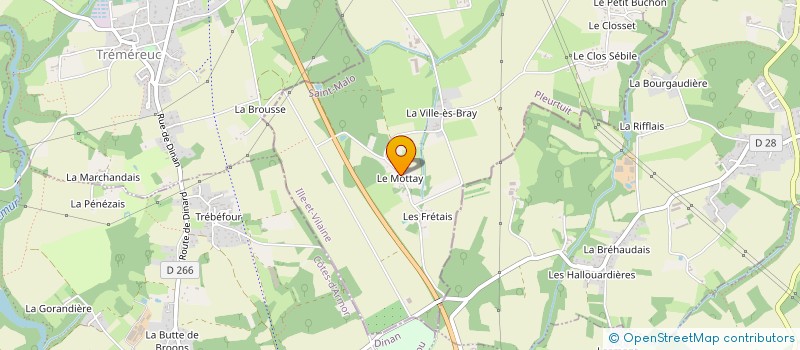 localisation de l'entreprise SCI DE LA BASSE RUE  PLEURTUIT