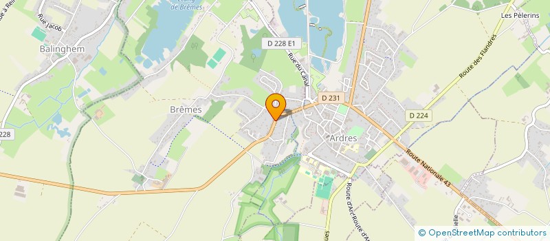 localisation de l'entreprise SCI DE LA BASSE VILLE  BREMES