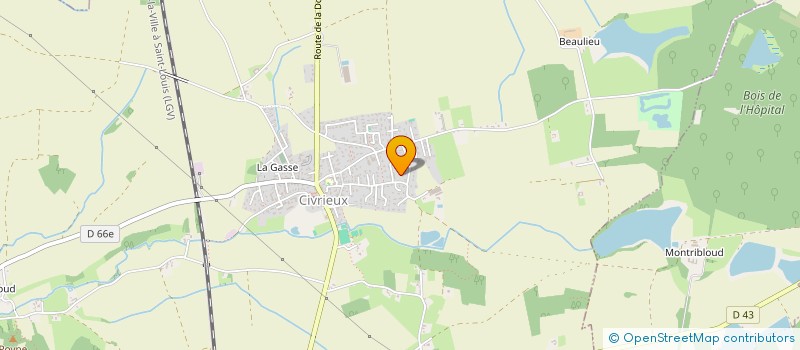 localisation de l'entreprise SCI DE LA BASTIDE  RANCE