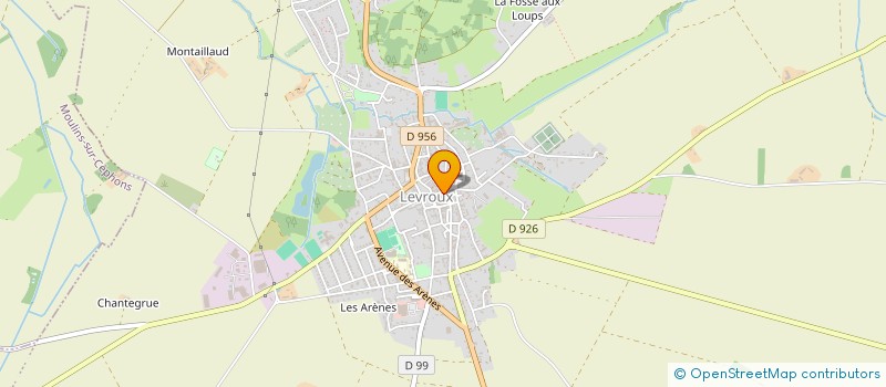 localisation de l'entreprise SCI DE LA BASTIDE CENTRE à LEVROUX