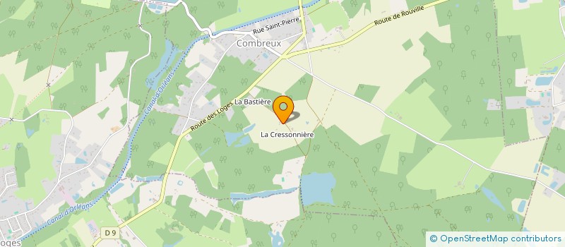 localisation de l'entreprise SCI DE LA BASTIERE  COMBREUX