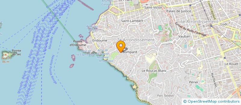 localisation de l'entreprise SCI DE LA BAUDILLE à MARSEILLE
