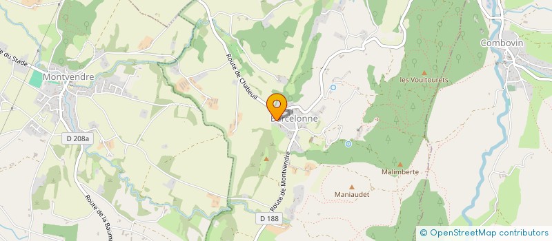 localisation de l'entreprise SCI DE LA BAUME  BAUME-CORNILLANE (LA)