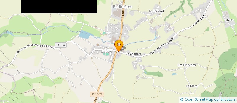 localisation de l'entreprise SCI DE LA BAUME DE L'ESTAQUE  ECLOSE-BADINIERES