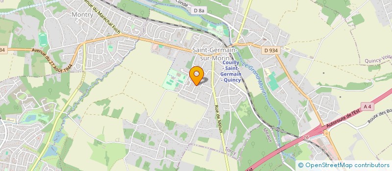 localisation de l'entreprise SCI DE LA BAUVE à COUILLY-PONT-AUX-DAMES