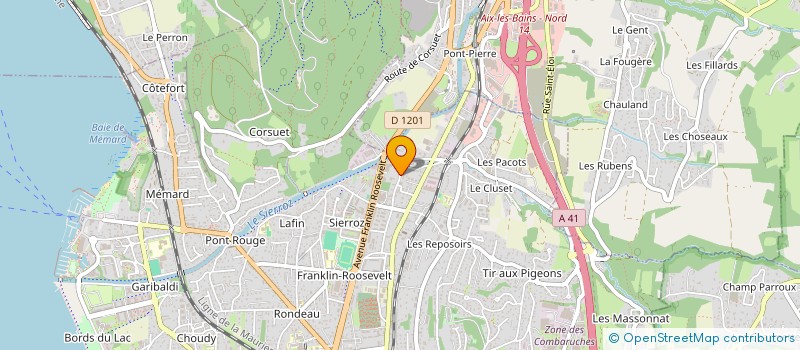 localisation de l'entreprise SCI DE LA BAYE  AIX-LES-BAINS