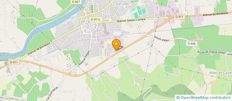 localisation de l'entreprise SCI DE LA BEAUCE  SAINTE LIVRADE SUR LOT