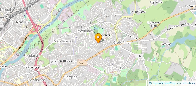 localisation de l'entreprise SCI DE LA BEAUSSERIE à PANAZOL