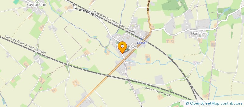 localisation de l'entreprise SCI DE LA BECQUE  BAVINCHOVE