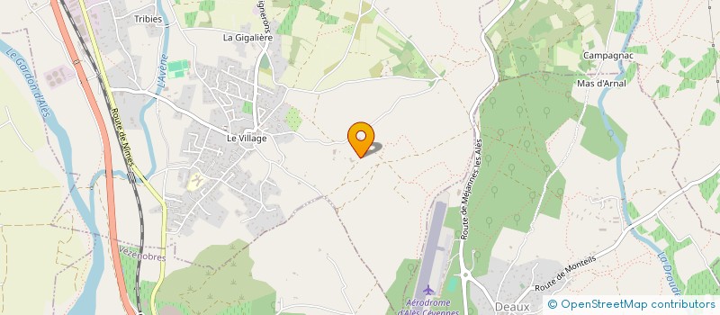 localisation de l'entreprise SCI DE LA BEDOSSE  SAINT-HILAIRE-DE-BRETHMAS