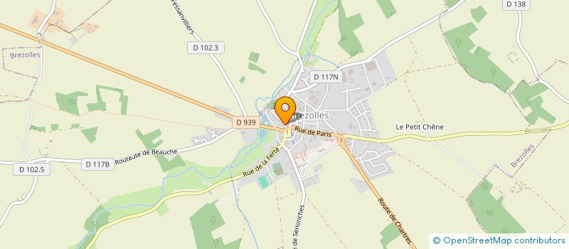 localisation de l'entreprise SCI DE LA BELLANGERIE à BREZOLLES