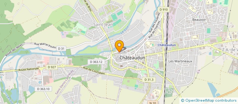 localisation de l'entreprise SCI DE LA BELLE ARRIVEE à CHATEAUDUN
