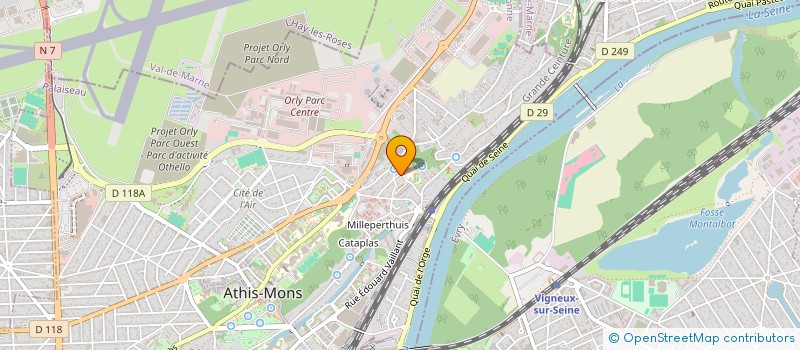 localisation de l'entreprise SCI DE LA BELLE ETOILE à ATHIS MONS