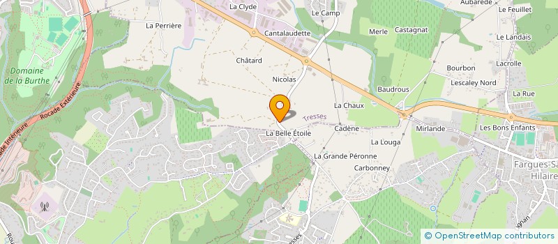 localisation de l'entreprise SCI DE LA BELLE ETOILE  TRESSES