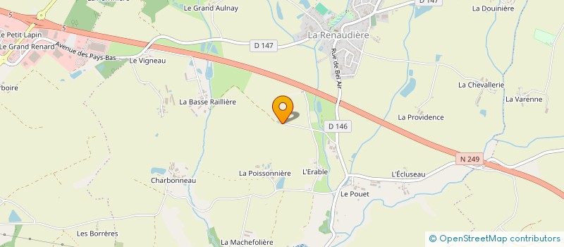 localisation de l'entreprise SCI DE LA BELLE ETOILE  BEAUPREAU-EN-MAUGES