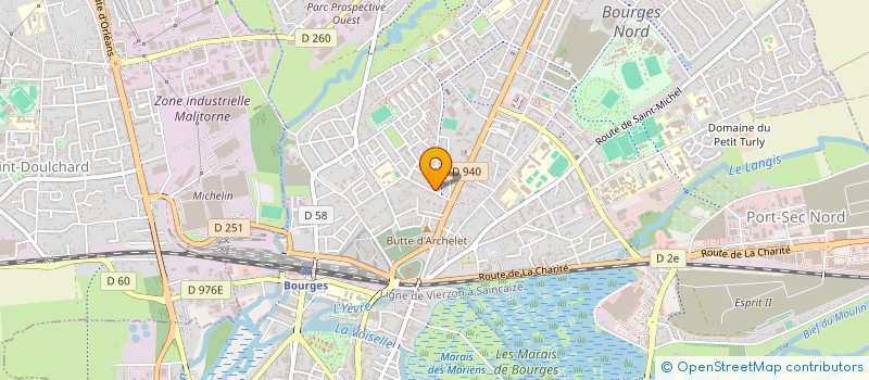 localisation de l'entreprise SCI DE LA BELLE MIRA  BOURGES