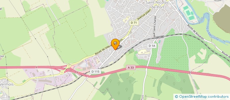 localisation de l'entreprise SCI DE LA BELLE SOURCE  SAINT-NICOLAS-DE-PORT