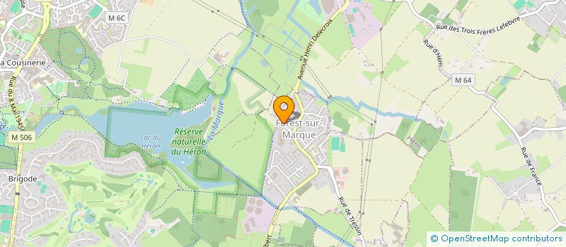 localisation de l'entreprise SCI DE LA BELLEGARDE à FOREST-SUR-MARQUE