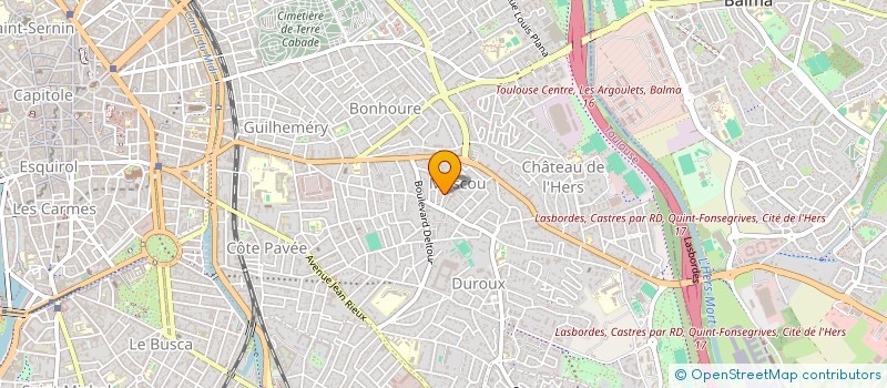 localisation de l'entreprise SCI DE LA BENAUSE à TOULOUSE