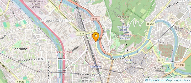 localisation de l'entreprise SCI DE LA BERGE à GRENOBLE