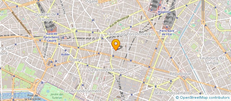 localisation de l'entreprise SCI DE LA BERGERIE  PARIS