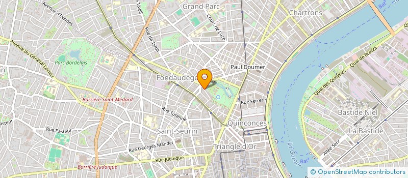 localisation de l'entreprise SCI DE LA BERGERIE  BORDEAUX