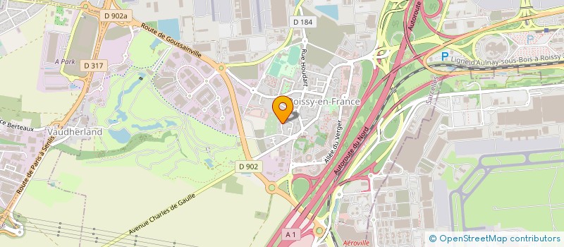 localisation de l'entreprise SCI DE LA BERGERIE  ROISSY-EN-FRANCE