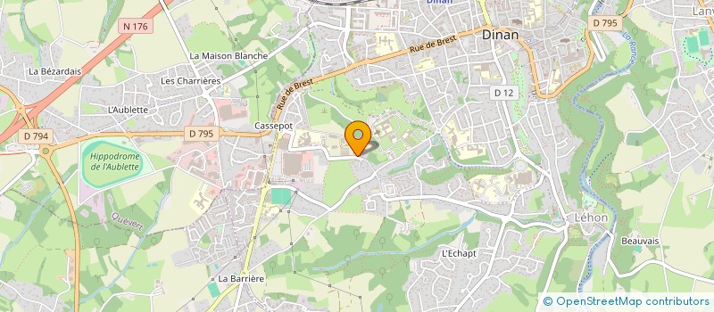 localisation de l'entreprise SCI DE LA BERGERIE  DINAN