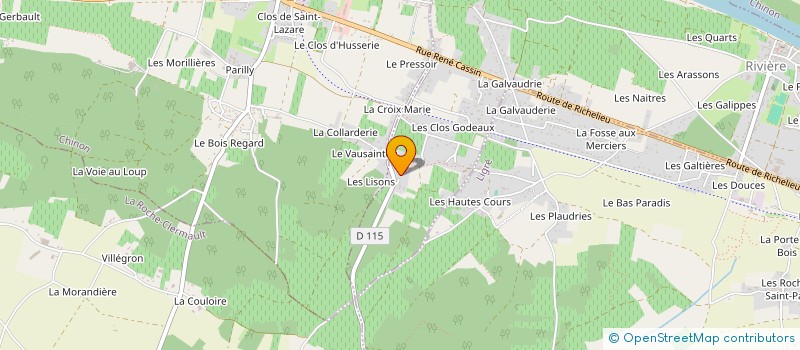 localisation de l'entreprise SCI DE LA BERGERIE  RIVIERE