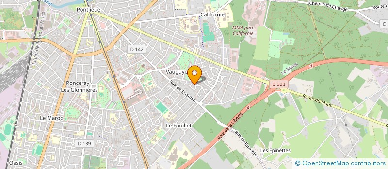 localisation de l'entreprise SCI DE LA BERGERIE  LE MANS