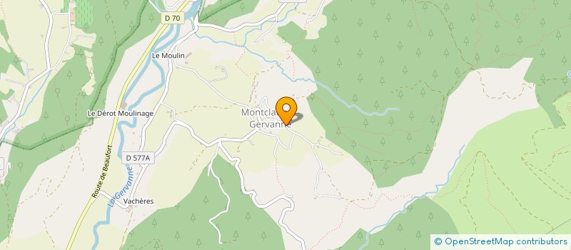 localisation de l'entreprise SCI DE LA BERGERIE  MONTCLAR-SUR-GERVANNE