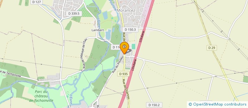 localisation de l'entreprise SCI DE LA BERGERIE à BERCHERES-LES-PIERRES