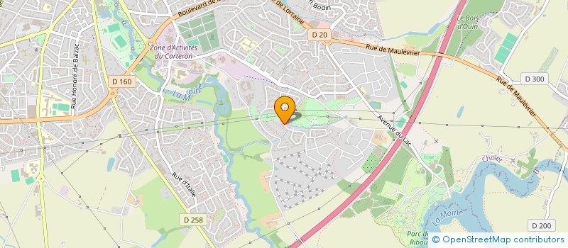 localisation de l'entreprise SCI DE LA BERGERIE à CHOLET