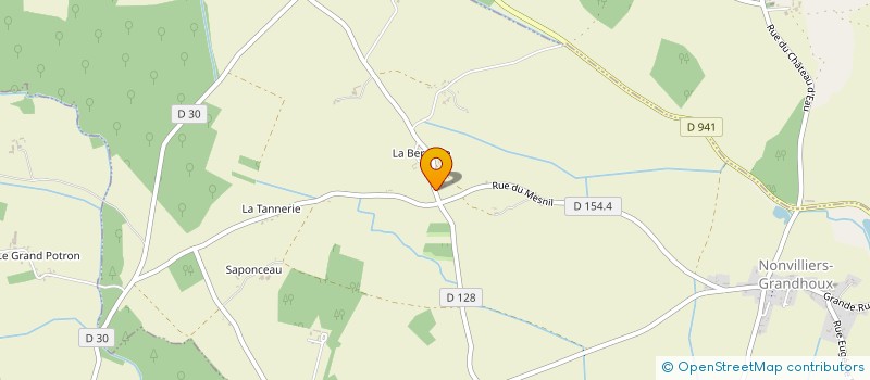 localisation de l'entreprise SCI DE LA BERGERIE à NONVILLIERS-GRANDHOUX