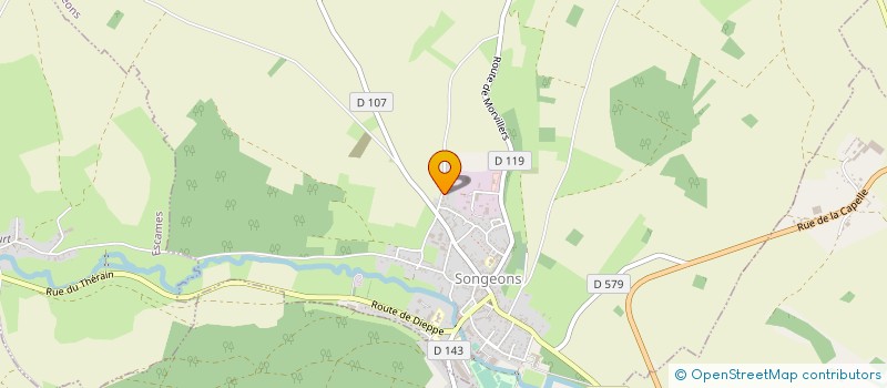 localisation de l'entreprise SCI DE LA BERLINETTE  SONGEONS