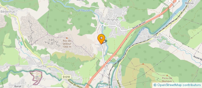 localisation de l'entreprise SCI DE LA BERNIERE à ARIGNAC