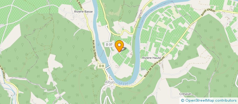 localisation de l'entreprise SCI DE LA BERNOUNE  ALBAS