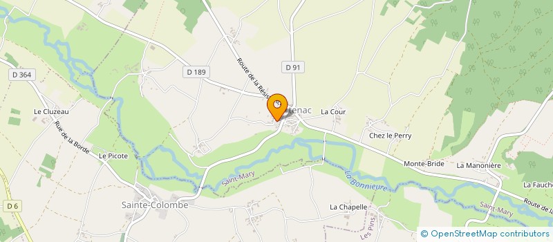 localisation de l'entreprise SCI DE LA BERTHIERE  SAINT-MARY